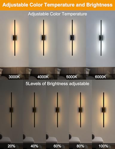 Image of Battery Operated Wall Sconces Set of 2: 10000mAh Rechargeable Wall Lights, Easy Install 360 Rotate 3000K-6000K LED Wireless Wall Light Decor for Bedroom Living Room Hallway Picture Lighting Gallery