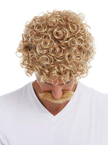 WIG ME UP - 2191-ZA82A Parrucca Baffi Carnevale