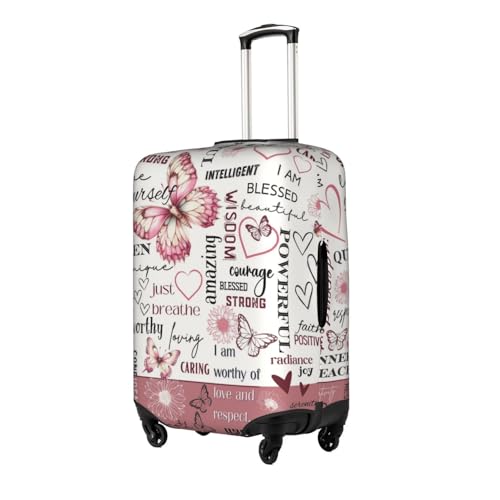 Image of Travel Suitcase Protector African American Girl Elastic Protective Washable Luggage Cover With Concealed Zipper Suitable For 18-32 Inch, Color-3-0, XL (for 29--32 inch luggage), Vibrant