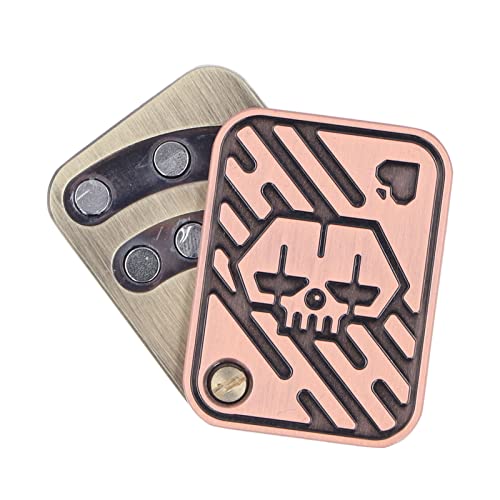 Cuifati Metal Poker Fidget Slider, brinquedo deslizante magnético para alívio da ansiedade e tempo d
