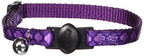 Petmate 11407 Cat Pet Collar, 3/8 by 8 to 12-Inch, Arabesque Purple - Image 3