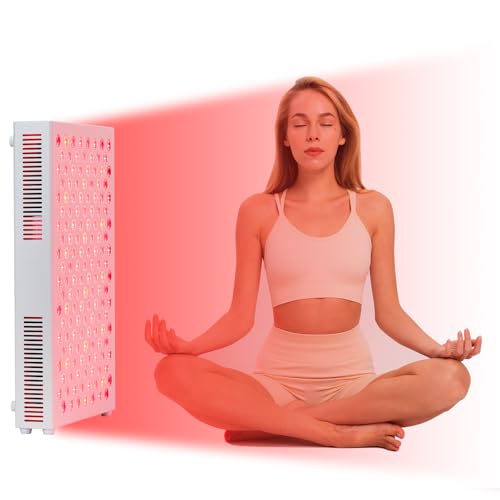 Red Light Therapy for Face and Body, 4 Wavelengths Near Infrared Light Therapy, RT 750 Red Light Therapy Device 150 Beads LEDs, High Power Output Red