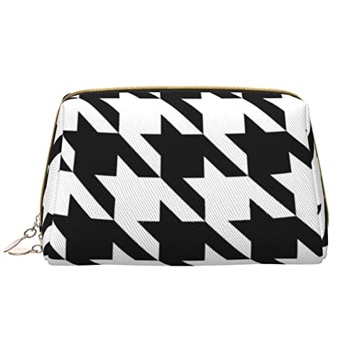 Trousse de maquillage de voyage en cuir grand format pour filles
