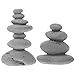 VOSAREA 2pcs Stone Sculptures Stacking Stone Statue Handmade Rocks Statues Garden Rocks Cairn Balancing Yoga Meditation Accessories Micro Landscape Ornament for Home Office