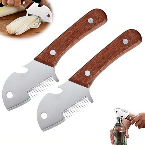 2 herramientas peladoras multiusos con mango de madera miniatura 1