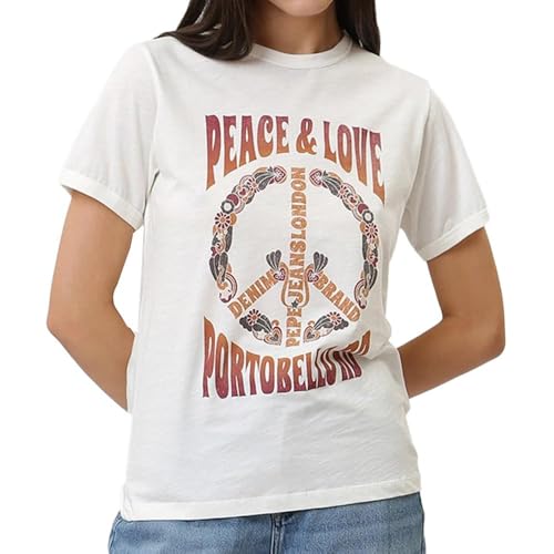 Pepe jeans Cala Damen-T-Shirt, Weiß, weiß, XS