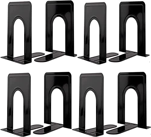 Opiniones y reviews de Sujetalibros que puedes comprar esta semana. 44 WADY Sujetalibros De Metal 2 Pares/4 Piezas Sujetalibros Extremos De Libro,Resistente para Estantes, Soportes De Libros para Estantes, Soportes De Libros (black8pcs)