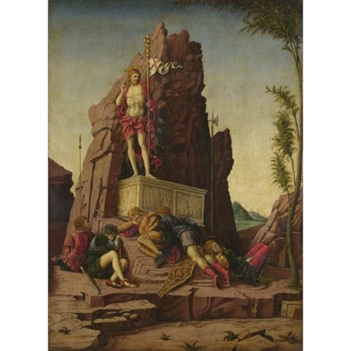 La Résurrection Mantegna ARTICULOZY mur terne ravivé par toile anti-UV