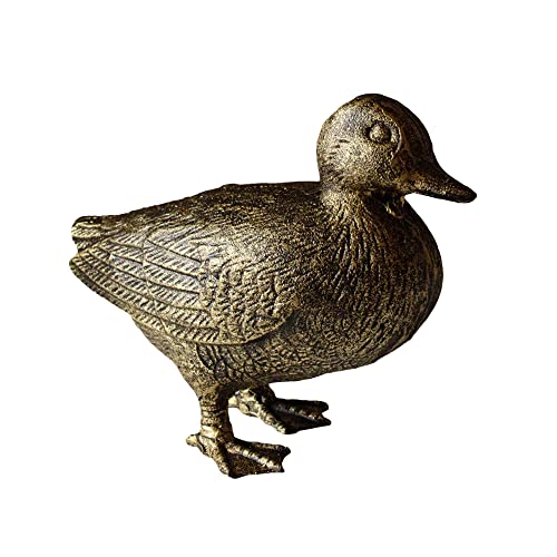 BOOMLATU Cute Ducks Statue Home Decor Cast Iron Ornaments for
