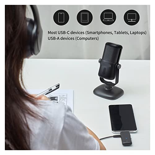 Microphone enregistrement PC Android SR-MV2000W sans fil USB