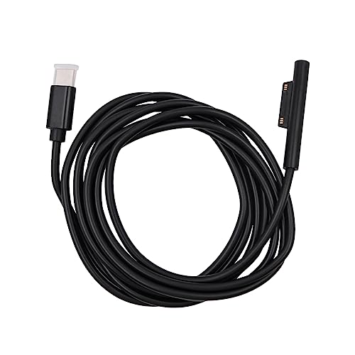 VOANZO USB-C Ladekabel Laptop Power Ladekabel für Microsoft Surface Pro 7/6/5/4/3, Laptop 3/2/1, Book/GO