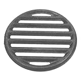 VALICLUD Kaminrost aus Gusseisen Rund Ø 12cm Grillrost mit Großen Gusseisenstäben Geeignet für...