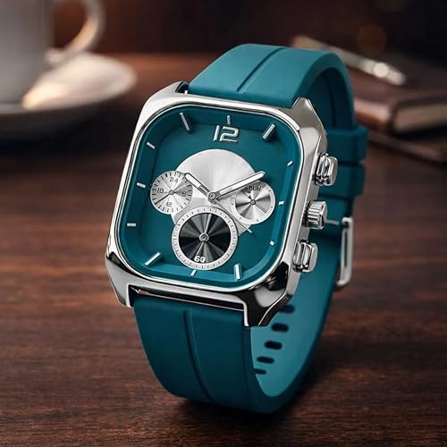 Image of GOLDENIZE FASHION Watch for Man, Analog Watch for Man, Black Ceramic Watch for Men with Arabic Numeral Dial, Low Weight Quartz Wrist Watch Men's & Boy's Wrist Watch