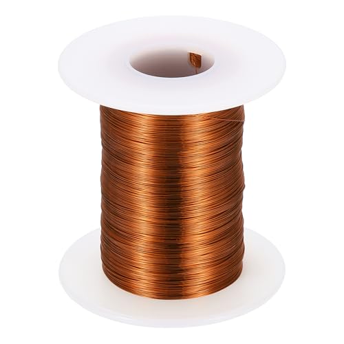 Alambre magnético de 32 AWG de cobre esmaltado marrón de 113 g para bobina de transformador