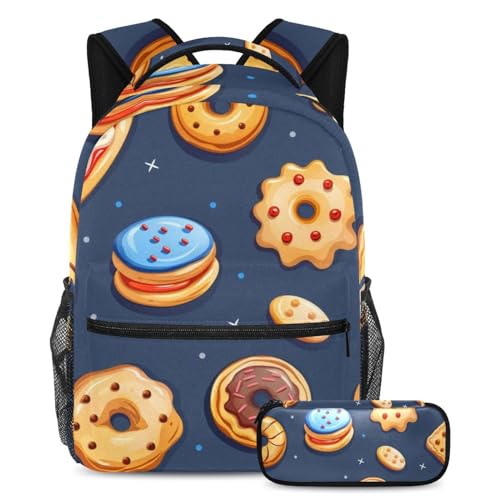Ensemble sac à dos Galaxy Sweet Cookies pour soulager le dos des ados à l'école