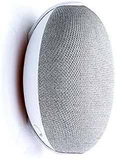 Fstop Labs Wall Ceiling Cabinet Mount Holder Stand Clip for Home Mini Round Speaker Accessories (White)