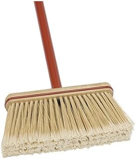 Upright Broom, Synthetic Bristles, 9-In.