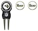 Team Golf NFL Los Angeles Rams Divot Tool with 3 Golf Ball Markers Pack, Markers are Removable Magnetic Double-Sided Enamel, multi team color, one size (32545)