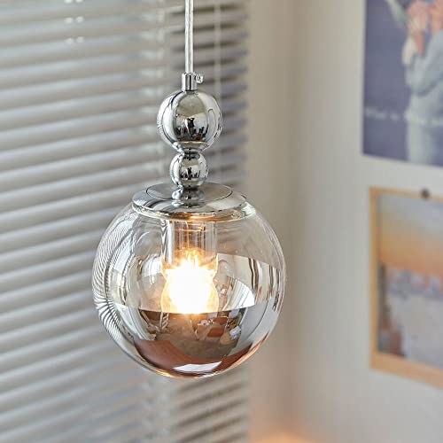 Lustre en verre compact E27 pour éclairer efficacement les petits espaces sombres - 3