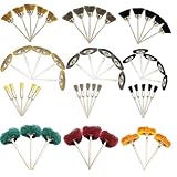 Eikovia Polishing Kit Buffing Wheels Set 12 Types 3mm Shank for Rotary Tool Accessories Abrasive Buffing Wheels Polishing Bit Wheels Rotary Tool for Power Rotary Tool Rust Removal