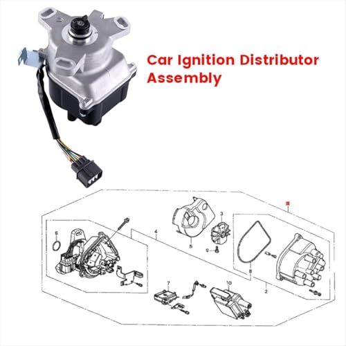 Distribuidor de encendido electrónico compatible con motor D16W1 y modelo TD63U 2