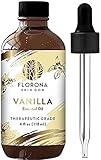 Florona Vanilla Essential Oil - 4 fl oz, Pure Oil for Hair, Skin Massage, Diffuser, Aromatherapy,...