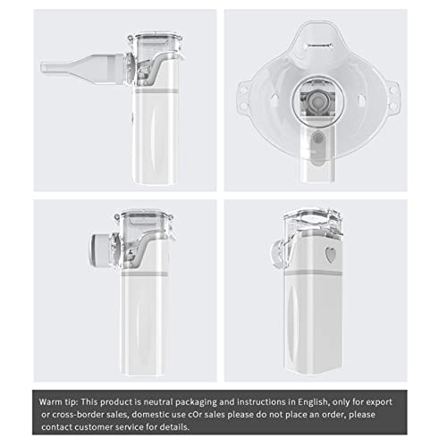 Uso doméstico Nebulizador ultrassônico portátil Economia de energia Voz baixa Saúde Respiração Micro