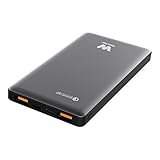 bateria externa woxter Construido en aluminio Woxter Power Bank QC 16000 Black - Batería portátil con conexión QC de 16.000 mAh