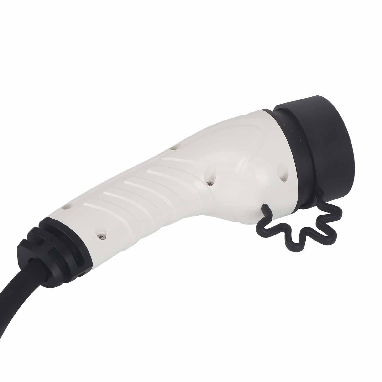 Kabel do ładowania Pojazdów Elektrycznych, 5-metrowa Wtyczka Samochodu Elektrycznego Typu 2, Posrebrzane Złącze ładowania o Mocy 415 V 11 KW, Idealne do Mercedesa