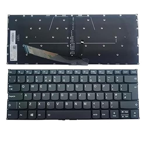 Clavier de rechange noir pour ordinateur Lenovo Ideapad Yoga 530-14ARR et 530-14IKB version UK