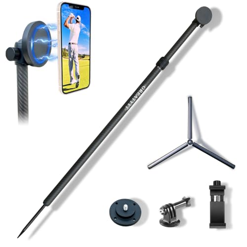 Carbon Fiber Tripod and Monopod Golf Swing Recorder