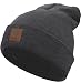 Produktbild urban ace | Street Classics | Beanie, Mütze, Haube | dichter Stoff, doppellagig | mit Patch | Damen, Herren | Frühling Herbst Winter | weich & hochwertig (Charcoal)