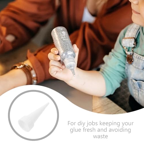 ARTIBETTER 60 Stück Präzisions Spitzen für Bastelkleber Ersatzdüsen für Klebetube Flexibel Wiederverwendbar DIY Projekte und Vielseitige Materialien Wie und