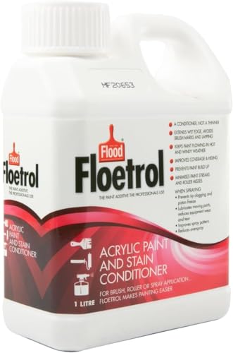 Flood Floetrol Acrylic Paint Additive and Stain Conditioner | Keeps Paint Flowing | Made in Australia (33.82 Fl Oz (1 L))