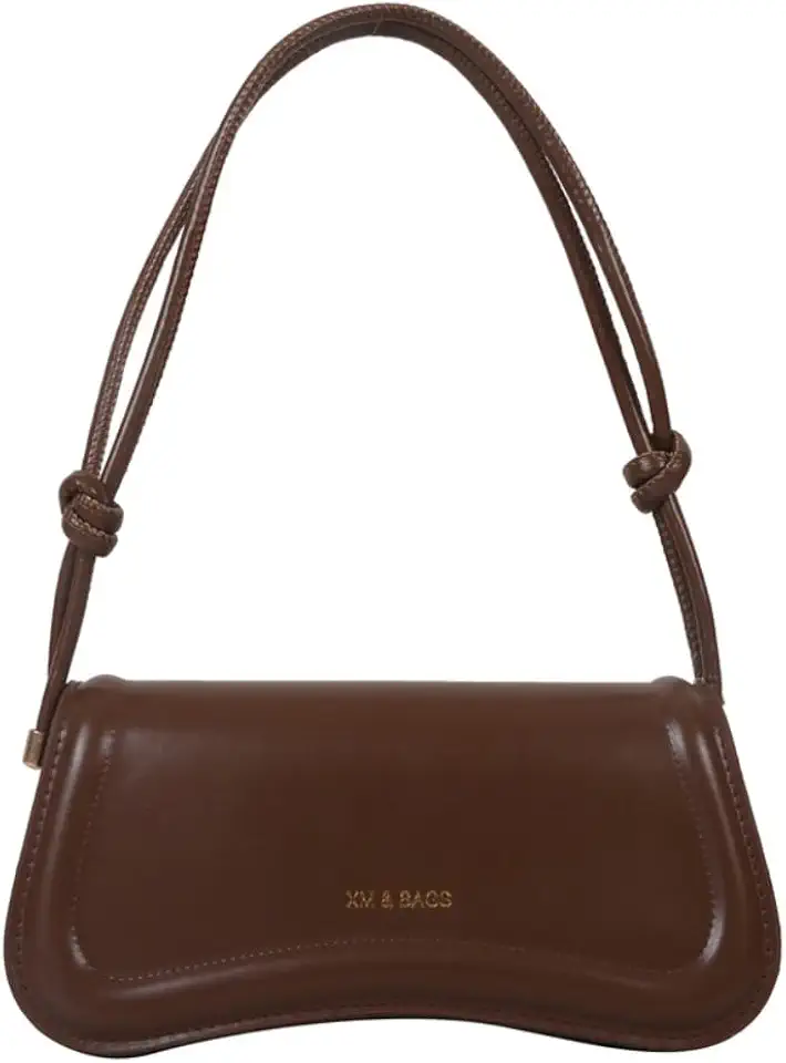 Handbag PU Crossbody Bag Retro Shoulder Bag Women(Brown)
