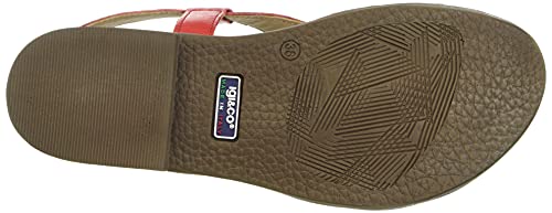Igi&Co DSQ 71663, Sandali Bassi Donna, Rosso, 40