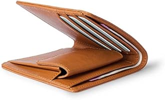 DailyObjects Classic Bifold Wallet for Men | Genuine Leather Material | Holds up to 8 Credit/Debit/ATM Cards | Slim & Easy to Fit | Coin Pocket with Button Closure | Handcrafted Money Purse