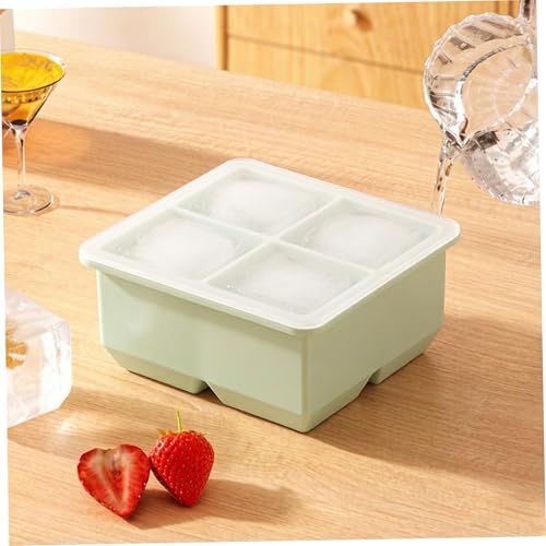 Bandejas de silicona para cubitos de hielo grandes, 3 piezas miniatura 2