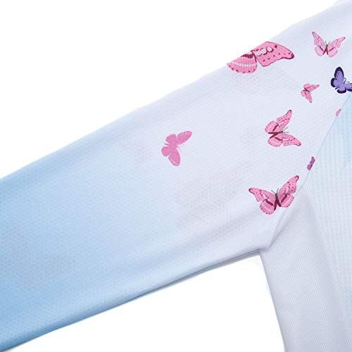 Camisa feminina de ciclismo de manga comprida para ciclismo, Cf2298, GG