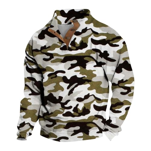 Men's Sweatshirts Quarter Zip Sweatshirt Long Sleeve Jumpers For Mens Casual Pullover Waffle Pullover with Pocket,Wool Jumpers For Men Uk,1/2 Zip Top Men