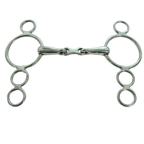 Coronet 3 Ring French Link Continental Bit, 5 3/4-Inch #TOP26