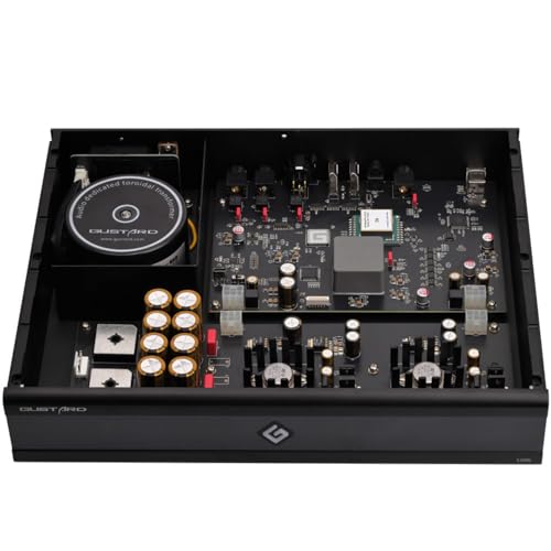 Image of Gustard U26 USB Digital Interface DDC, DSD2048 PCM1.536MHz OCXO K2 Audio Interface, USB /10MHz Clock Input Dual IIS /AES /Optical /Coaxial /BNC Coaxial Output Low Noise Digital Bridge for X30 R30 (Silver)