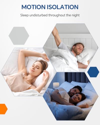 BEDELITE Dual Layer 4 Inch Twin Size Memory Foam Mattress Topper - image 8