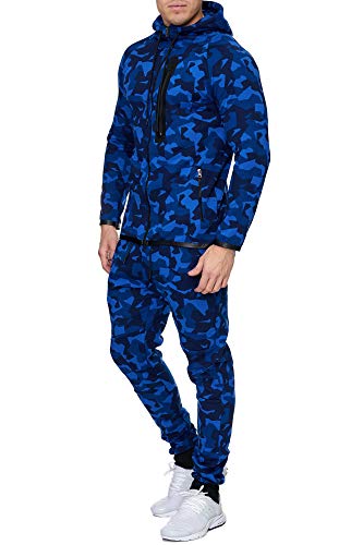 Preisvergleich Produktbild Violento Herren Camouflage Army Jogginganzug Jogging Hose Jacke Sportanzug Military