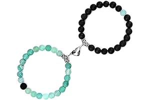 Interlocked Magnetic Couples Bracelets: A Symbol of Eternal Connection