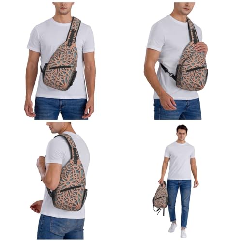 Bolso Sling Negro para Mujer y Hombre miniatura 6