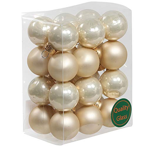 Kleine Baumkugeln aus Glas Ø 2 cm/2,5 cm/3 cm - Christbaumkugeln...