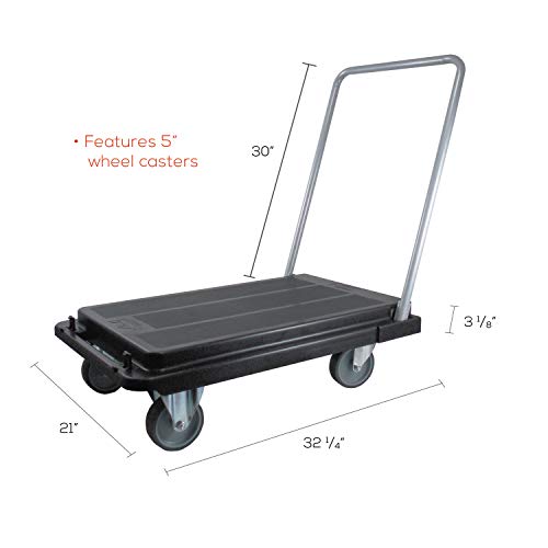 Carretilla de plataforma plegable Deflecto resistente miniatura 4