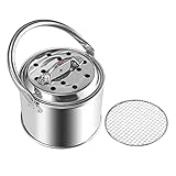 Cabilock Holzkohlebecken für Innenbereich Grillherd aus Hochwertigem Material Heimgrill mit Praktischem Griff Holzkohletopf für Haushaltsbedarf Einfache Konstruktion und Sorgfältige