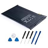 REYTRIC Replacement Battery Compatible iPad mini 1 1st Generation iPad mini A1432 A1454 A1455 A1445 with Installation Tools 3.72V 4440mAh 16.5Whr